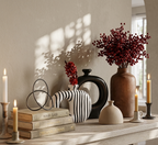 Optical Art Geometric Ceramic Vase