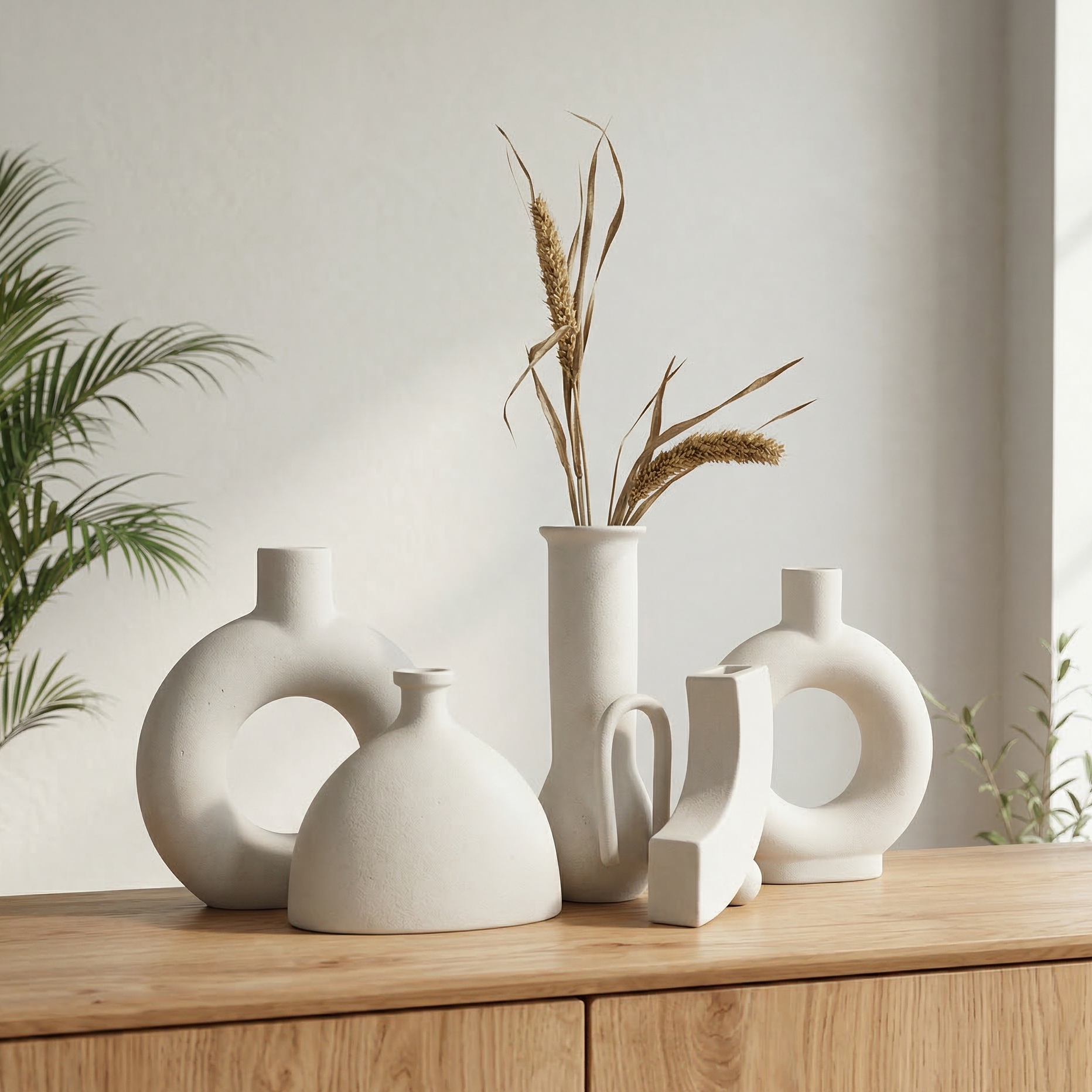 Abstract Sculptural Ceramic Vase