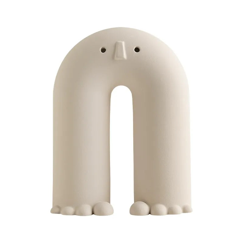 Playful Minimalism Ceramic Vase